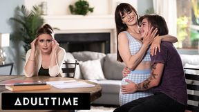ADULT TIME - MILF Lexi Luna Helps Stepson Focus With Free Use Pussy Fuck During Study Session!